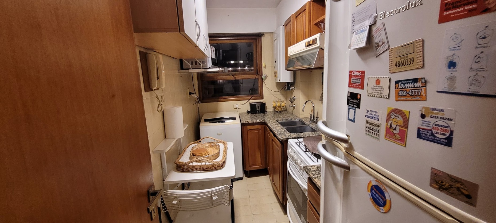 alquiler departamento de dos ambientes vista parcial al mar 