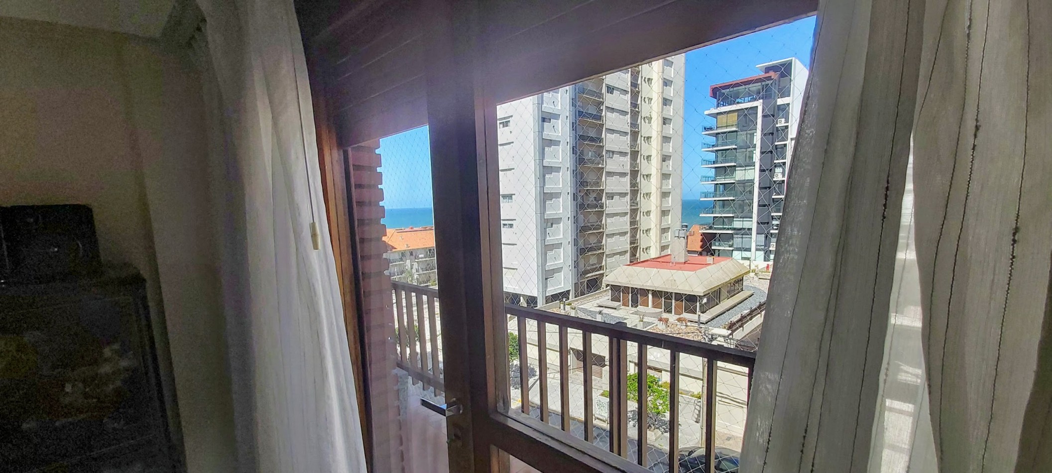 alquiler departamento de dos ambientes vista parcial al mar 