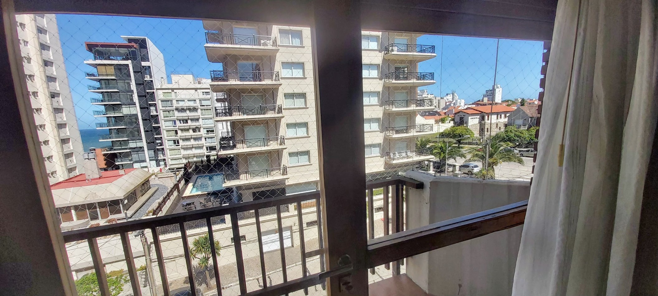 alquiler departamento de dos ambientes vista parcial al mar 